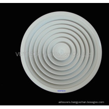 HVAC Systems Wall Mounted Aluminium Round Ceiling Diffuser